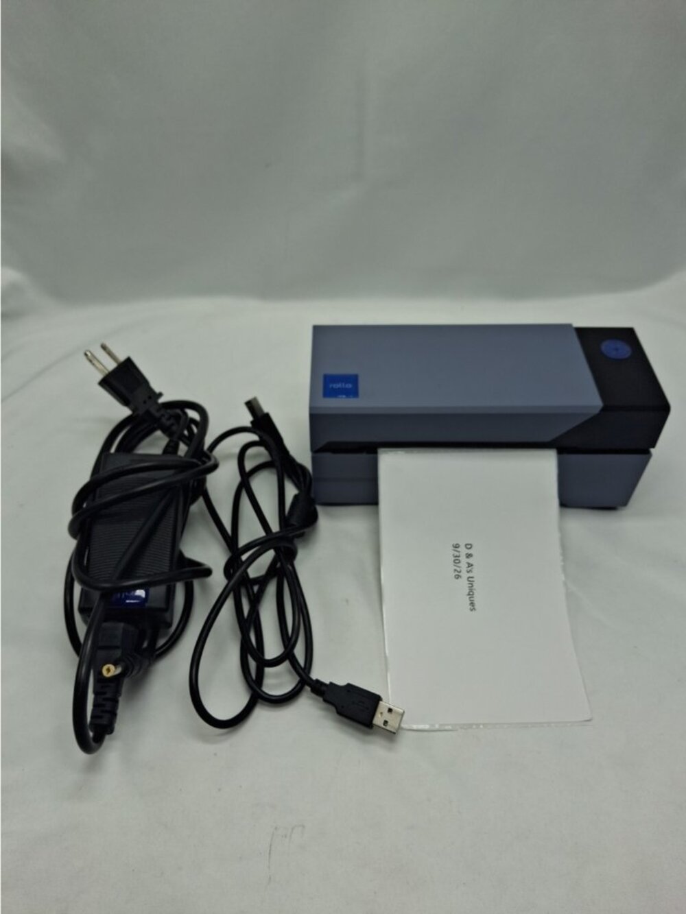 Genuine Rollo X1038 4x6 USB Commercial Grade Thermal Label Printer with Cords
